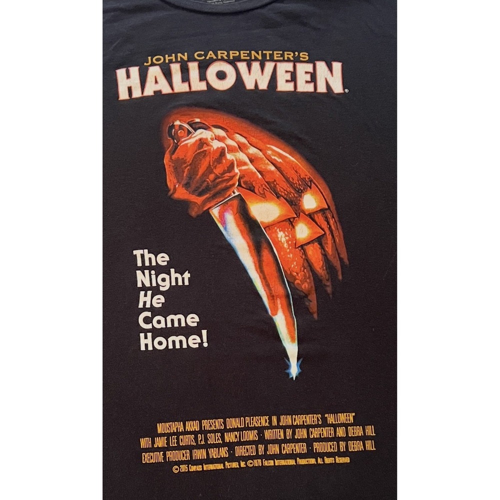 JOHN CARPENTER'S HALLOWEEN Official Horror Movie T-Shirt Vintage  2XL (a40)